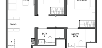 blossoms-by-the-park-floor-plan-2-bedroom-b1-singapore