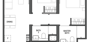 blossoms-by-the-park-floor-plan-2-bedroom-study-b2-singapore