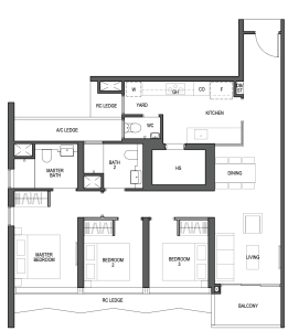 blossoms-by-the-park-floor-plan-3-bedroom-c2-singapore